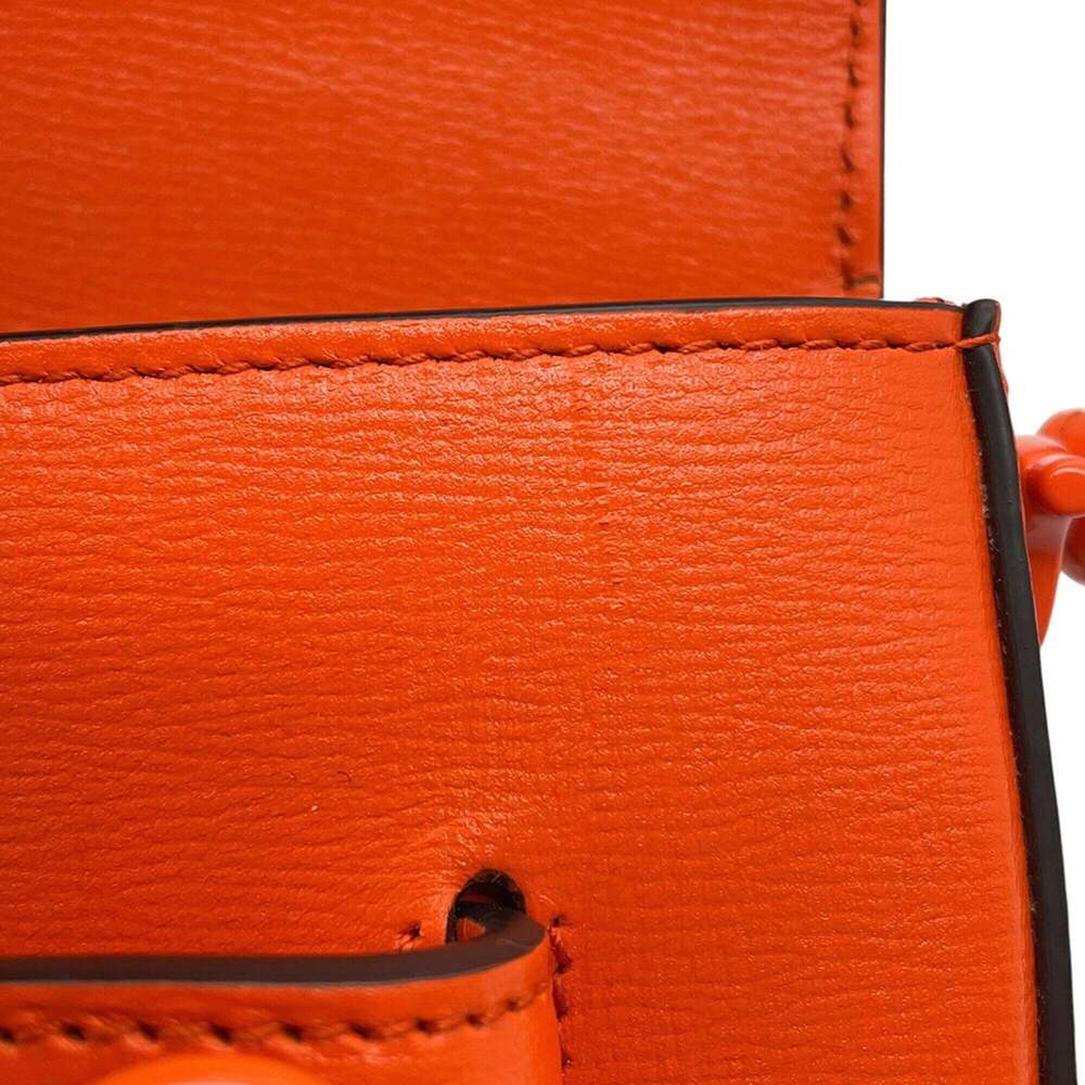 GUCCI Orange Leather Horsebit Shoulder Bag - Picture 8 of 15